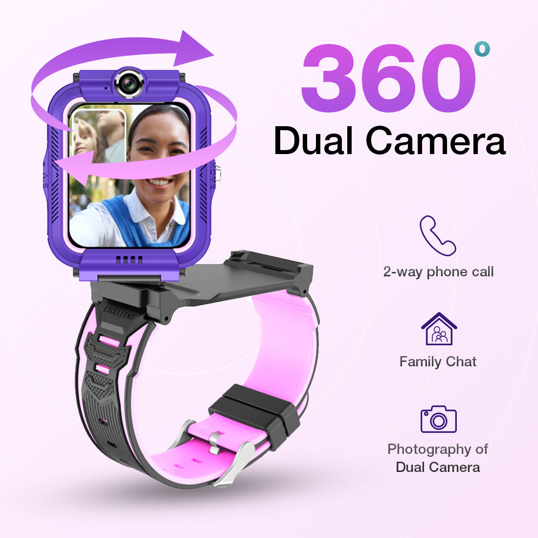 Plutlo Turbo Smart Watch For Kids