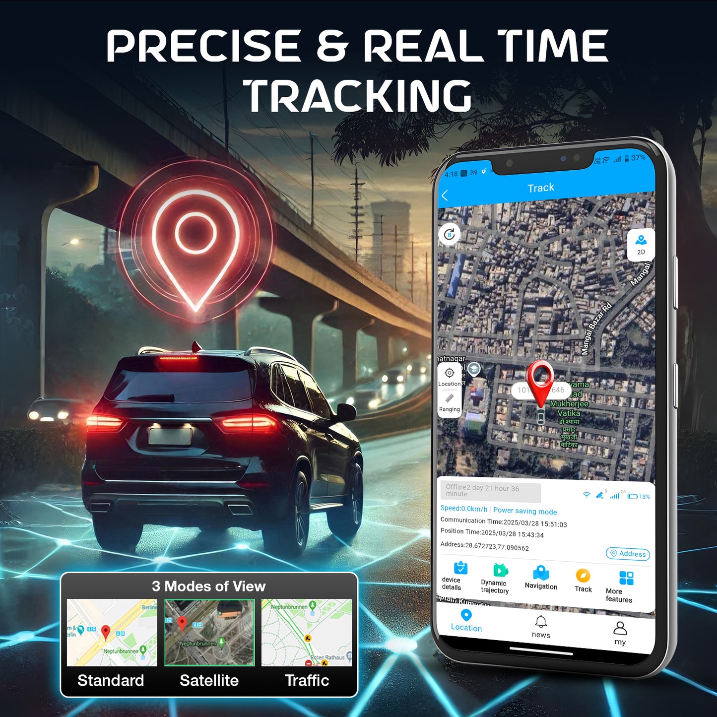 Car charger GPS tracker