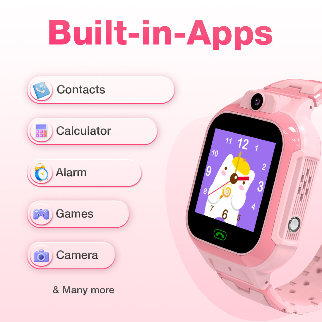 Pluto carepal pro smart watch for kids