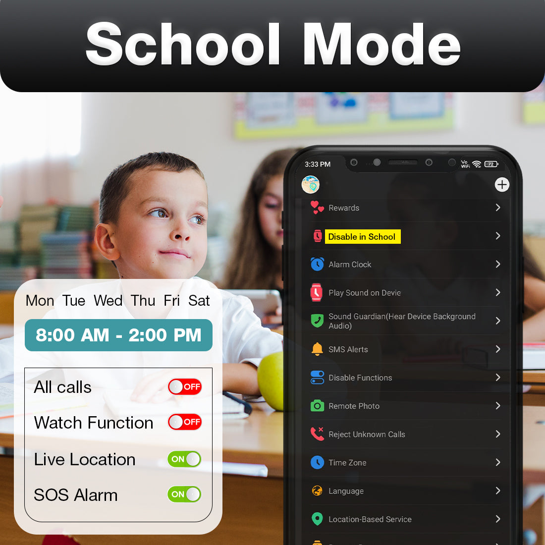 Plutlo Smart Watch Phone for Kids