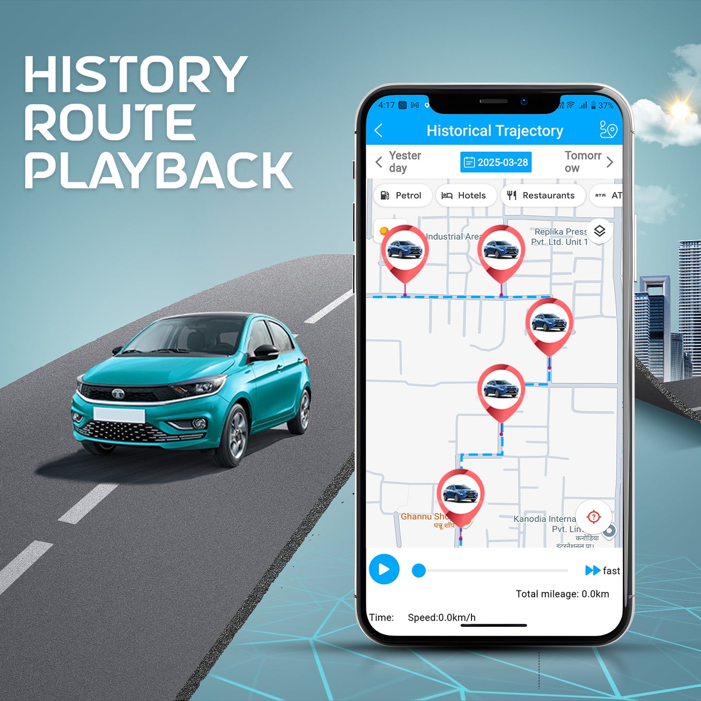 Car charger GPS tracker
