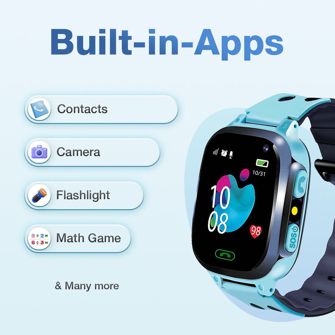 plutlo s1 smart watch for kids