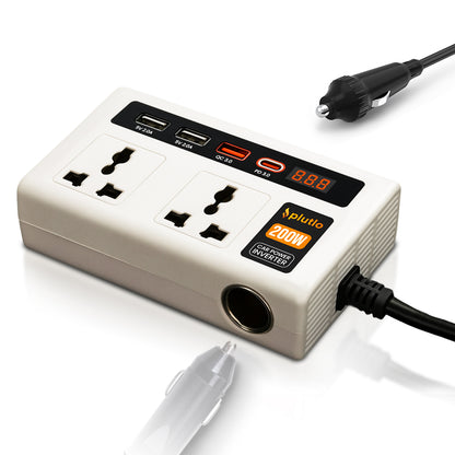 Plutlo car inverter | White