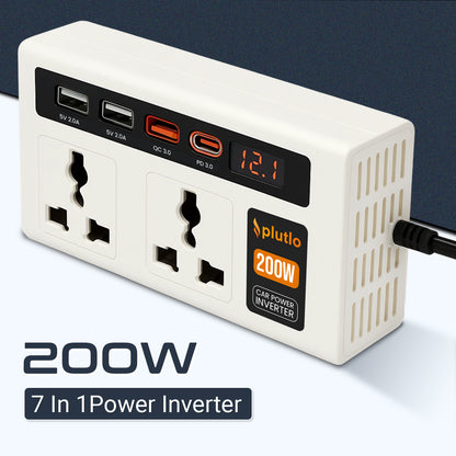 Plutlo car inverter | White
