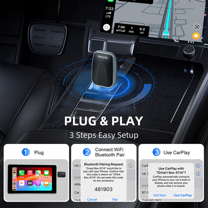 Wireless 2-in-1 Airlink CarPlay & Android Auto Adapter