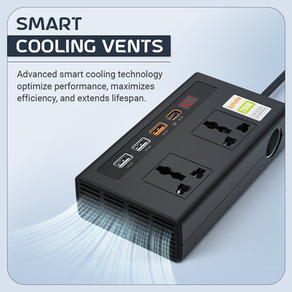 Plutlo car inverter | Black