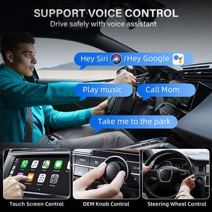 Wireless 2-in-1 Airlink CarPlay & Android Auto Adapter