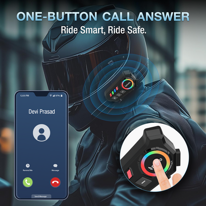 Motorcycle Helmet Bluetooth on Ear Headset